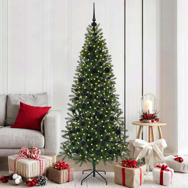 Albero di Natale artificiale Vidaxx con 300 LED con standard verde 180 cm PE e PVC
