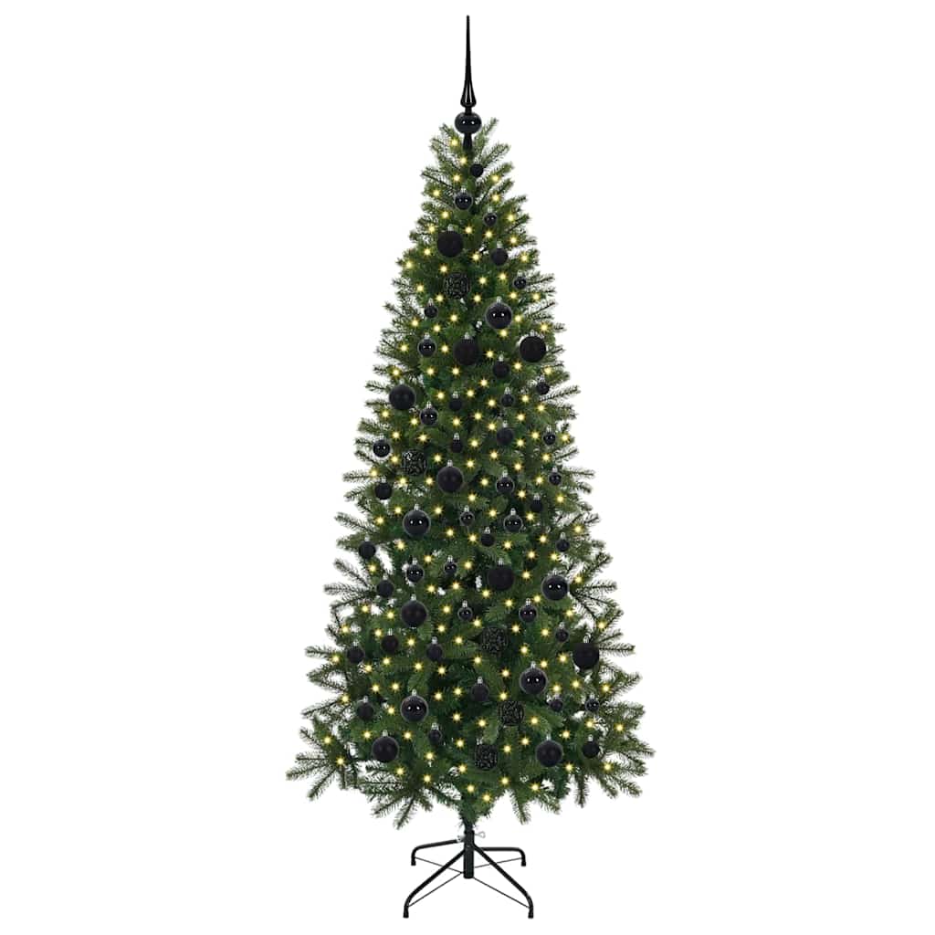 Albero di Natale artificiale Vidaxx con 300 LED con standard verde 180 cm PE e PVC