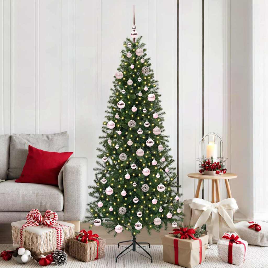 Albero di Natale artificiale Vidaxx con 300 LED con standard verde 180 cm PE e PVC