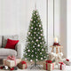 Albero di Natale artificiale Vidaxx con 300 LED con standard verde 180 cm PE e PVC