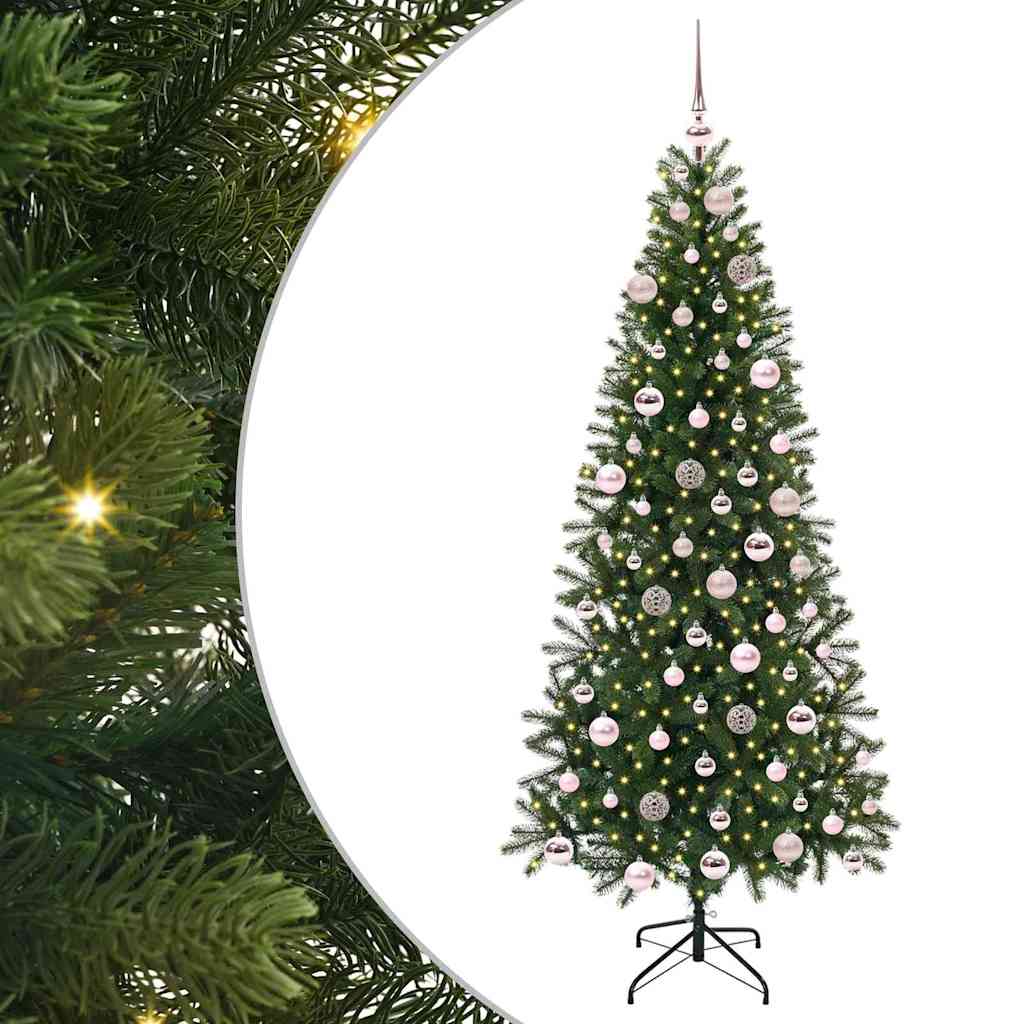 Albero di Natale artificiale Vidaxx con 300 LED con standard verde 180 cm PE e PVC
