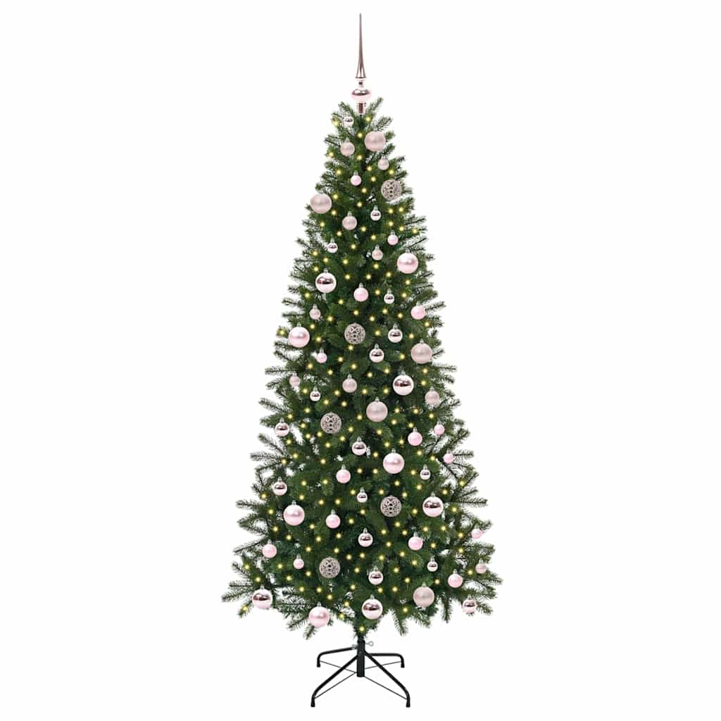 Albero di Natale artificiale Vidaxx con 300 LED con standard verde 180 cm PE e PVC