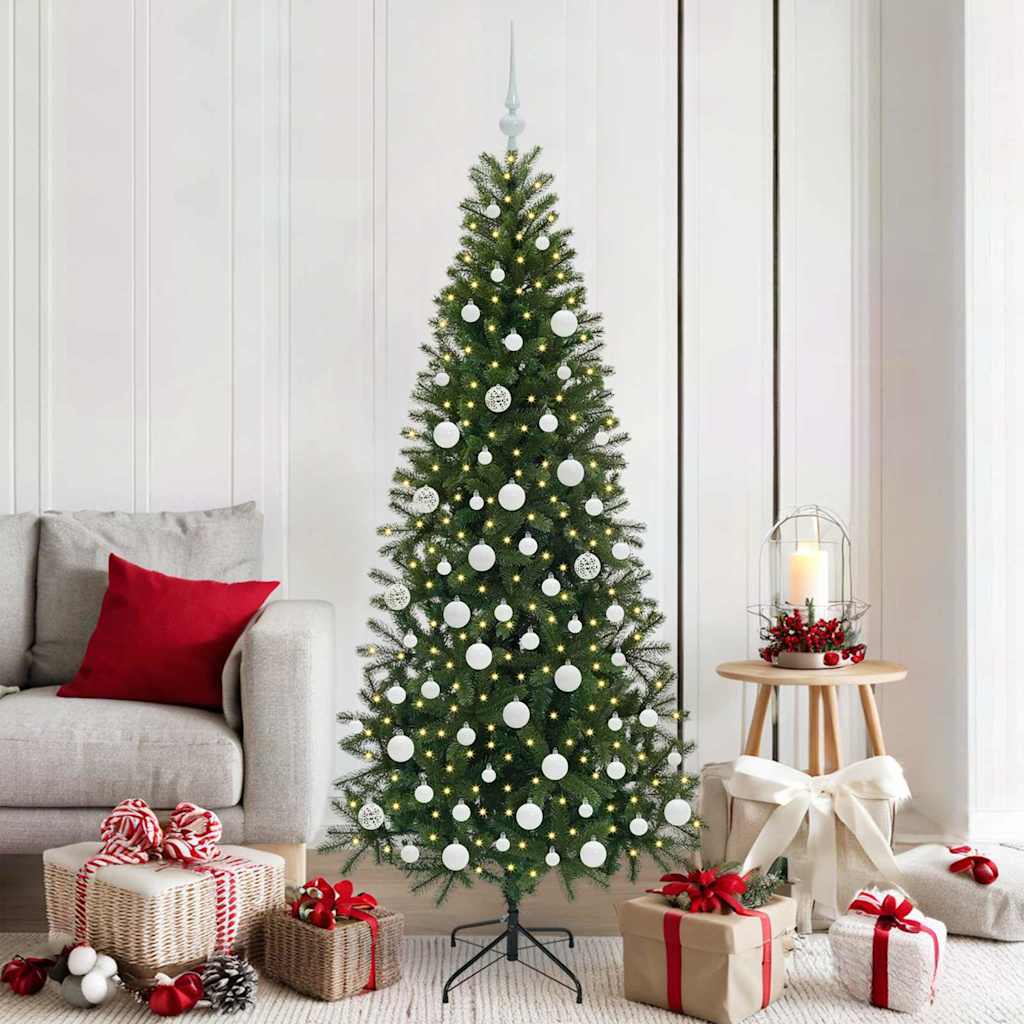 Albero di Natale artificiale Vidaxx con 300 LED con standard verde 180 cm PE e PVC