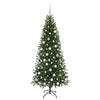 Albero di Natale artificiale Vidaxx con 300 LED con standard verde 180 cm PE e PVC