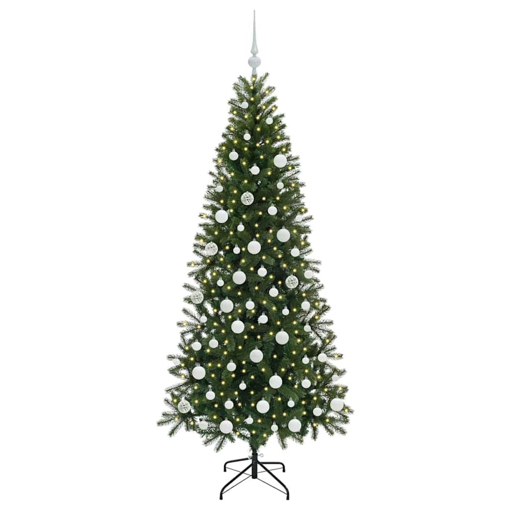 Albero di Natale artificiale Vidaxx con 300 LED con standard verde 180 cm PE e PVC