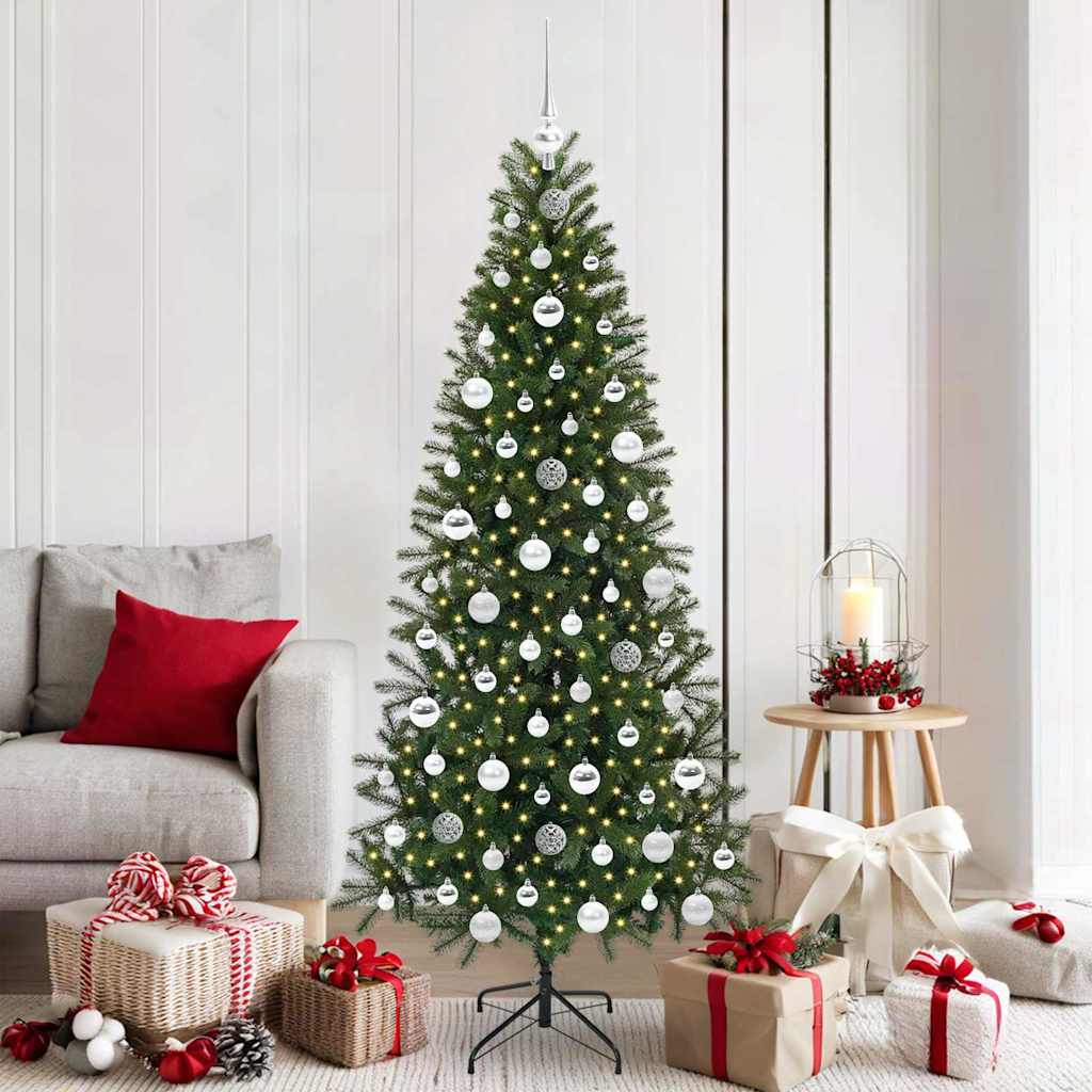 Albero di Natale artificiale Vidaxx con 300 LED con standard verde 180 cm PE e PVC