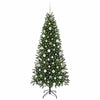 Albero di Natale artificiale Vidaxx con 300 LED con standard verde 180 cm PE e PVC