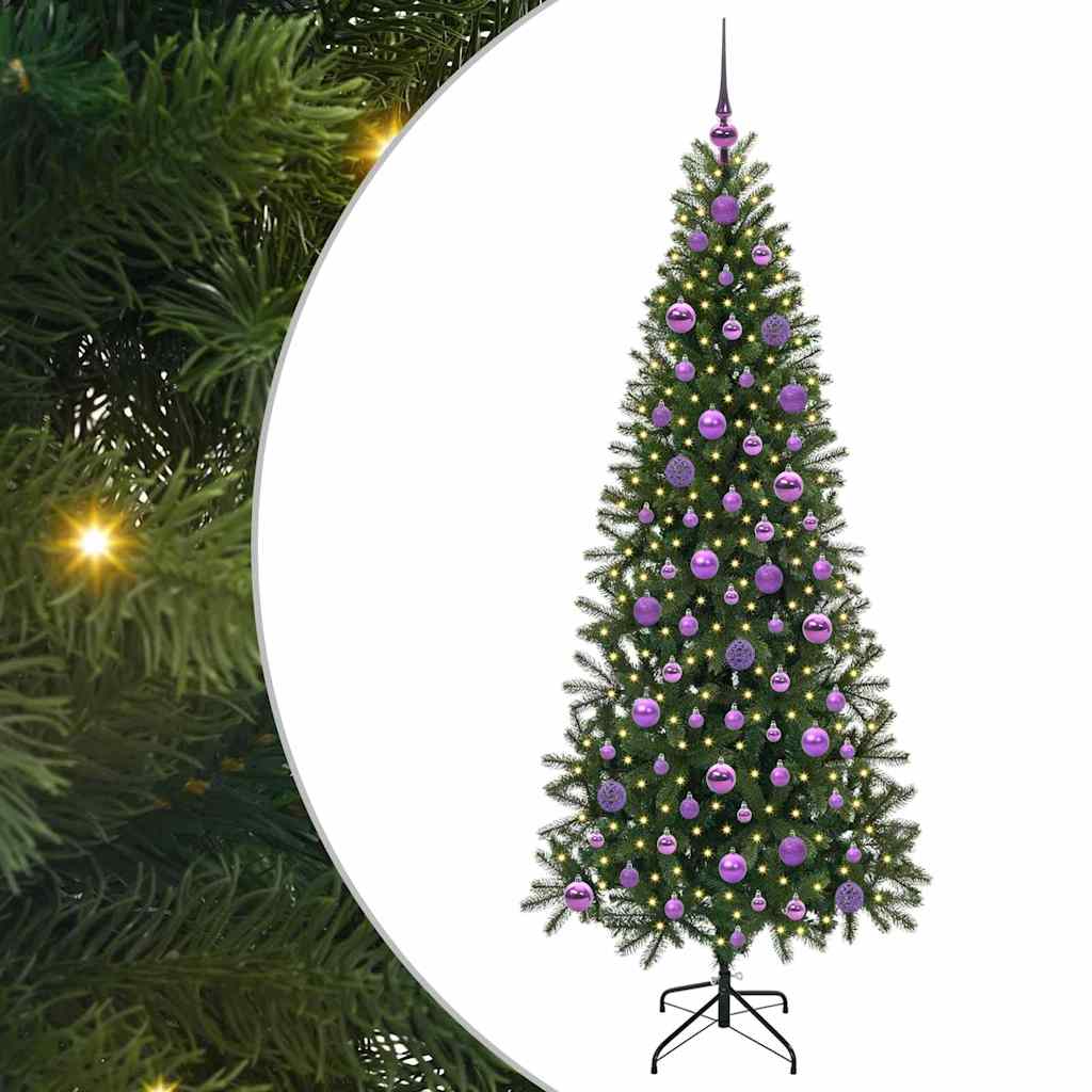 Albero di Natale artificiale Vidaxx con 300 LED con standard verde 180 cm PE e PVC