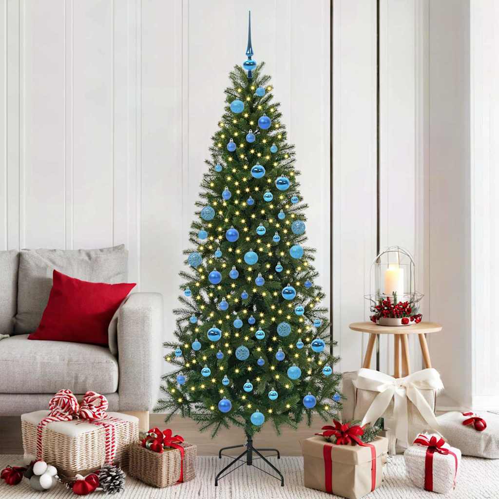 Albero di Natale artificiale Vidaxx con 300 LED con standard verde 180 cm PE e PVC