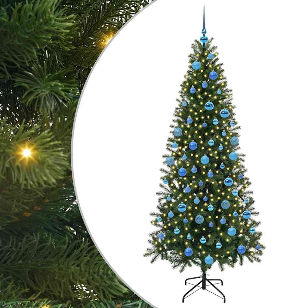 Albero di Natale artificiale Vidaxx con 300 LED con standard verde 180 cm PE e PVC