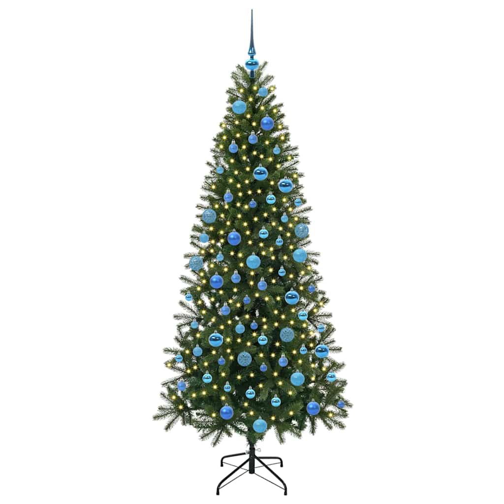 Albero di Natale artificiale Vidaxx con 300 LED con standard verde 180 cm PE e PVC