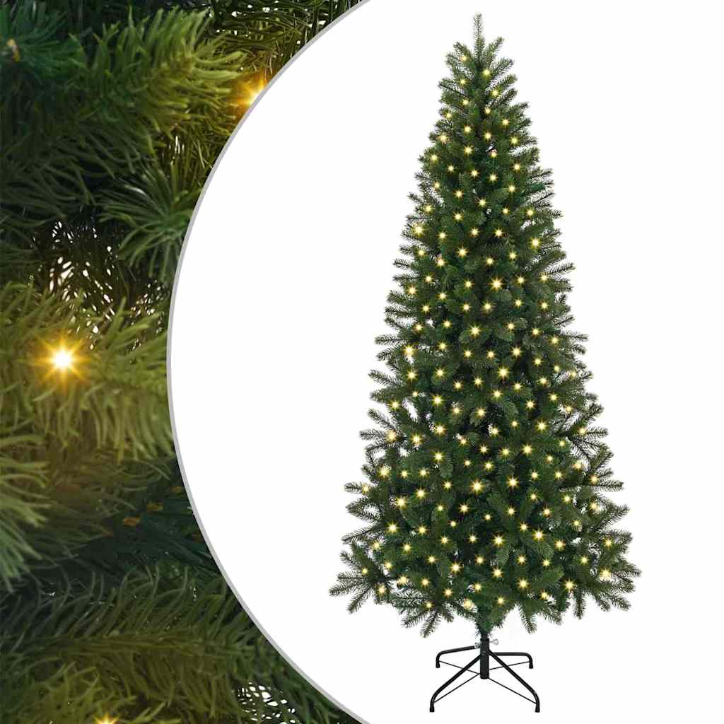 Albero di Natale artificiale Vidaxx con 300 LED con standard verde 210 cm PE e PVC