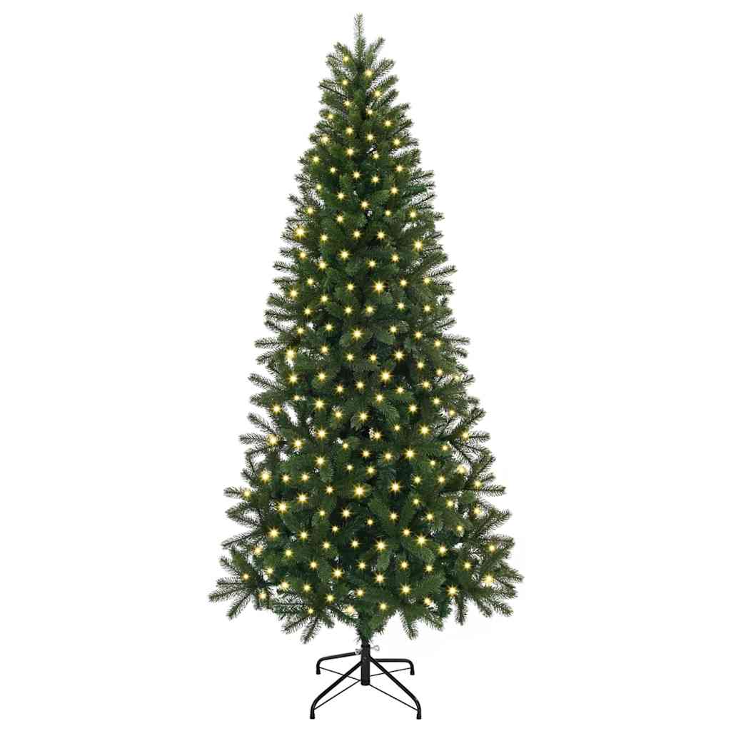 Albero di Natale artificiale Vidaxx con 300 LED con standard verde 210 cm PE e PVC