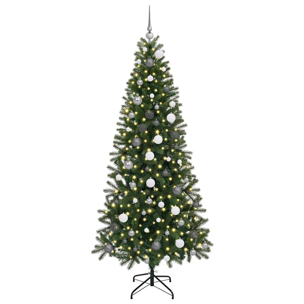 Albero di Natale artificiale Vidaxx con 300 LED con standard verde 210 cm PE e PVC