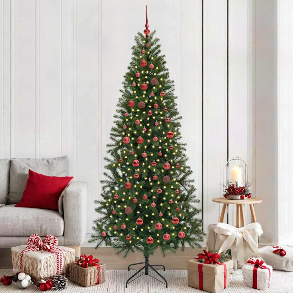 Albero di Natale artificiale Vidaxx con 300 LED con standard verde 210 cm PE e PVC