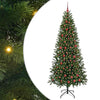 Albero di Natale artificiale Vidaxx con 300 LED con standard verde 210 cm PE e PVC