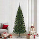 Albero di Natale artificiale Vidaxx con 300 LED con standard verde 210 cm PE e PVC