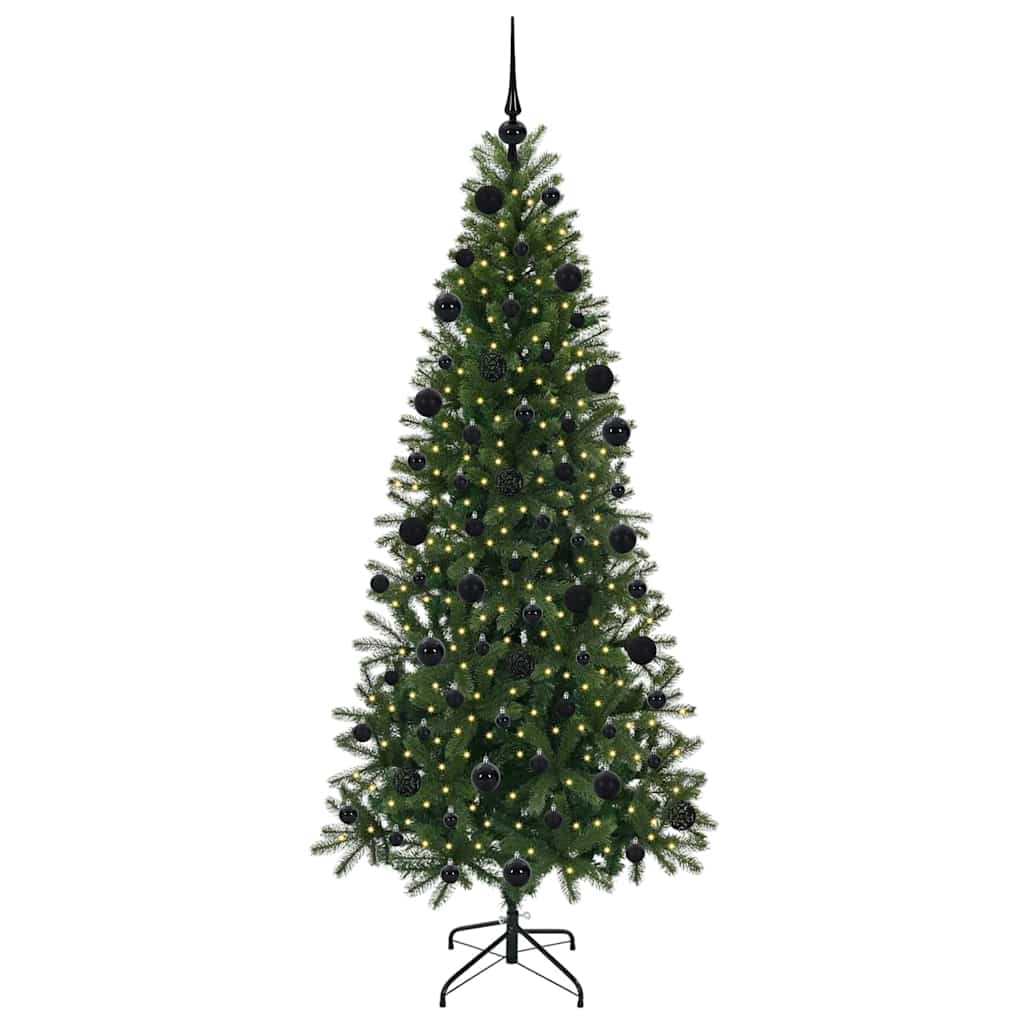 Albero di Natale artificiale Vidaxx con 300 LED con standard verde 210 cm PE e PVC