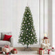 Albero di Natale artificiale Vidaxx con 300 LED con standard verde 210 cm PE e PVC