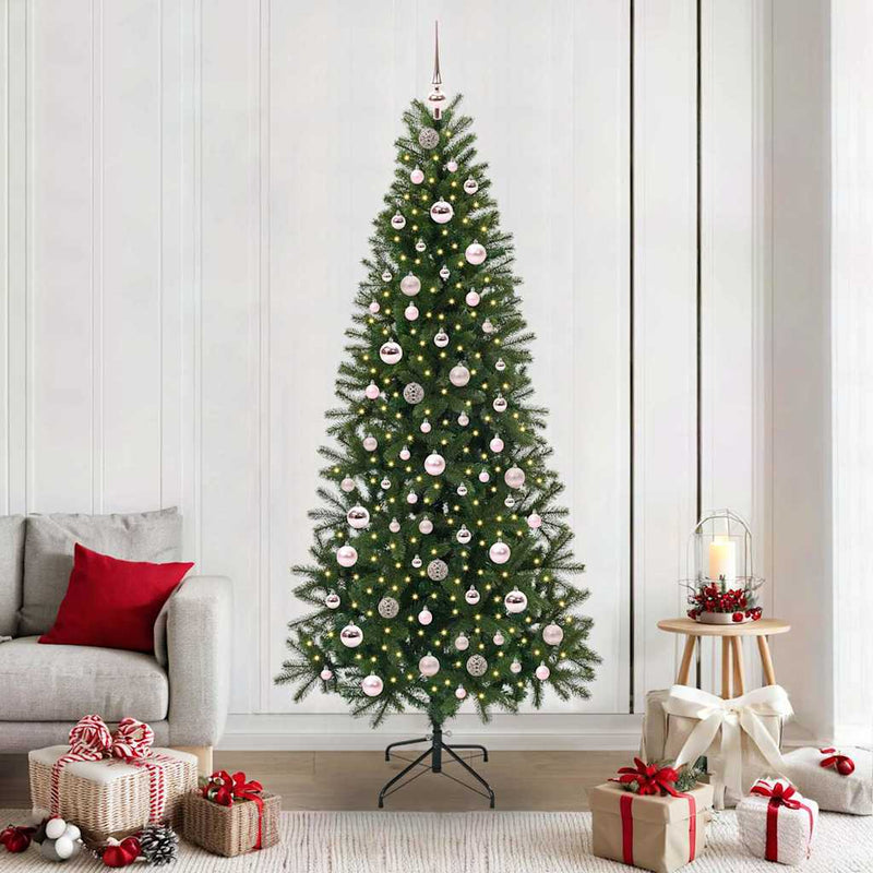 Albero di Natale artificiale Vidaxx con 300 LED con standard verde 210 cm PE e PVC