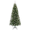 Albero di Natale artificiale Vidaxx con 300 LED con standard verde 210 cm PE e PVC