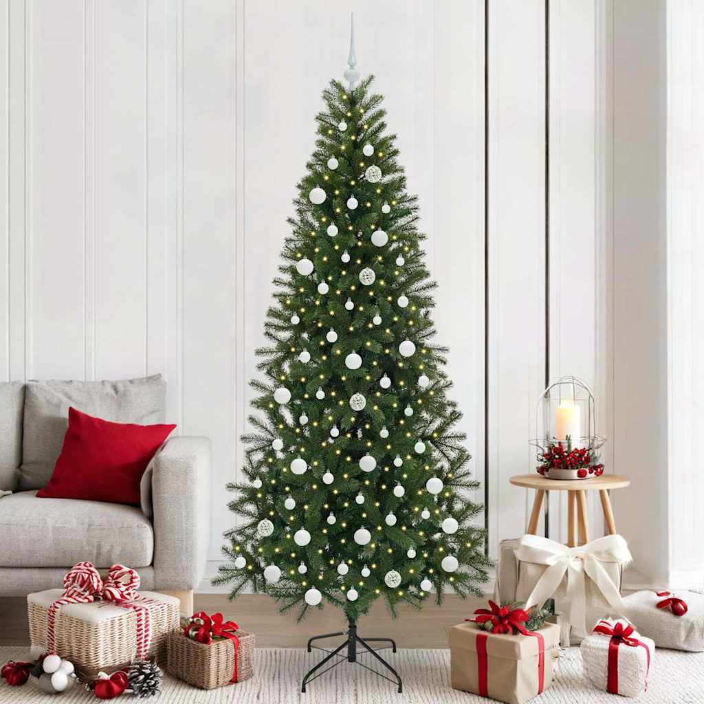Albero di Natale artificiale Vidaxx con 300 LED con standard verde 210 cm PE e PVC