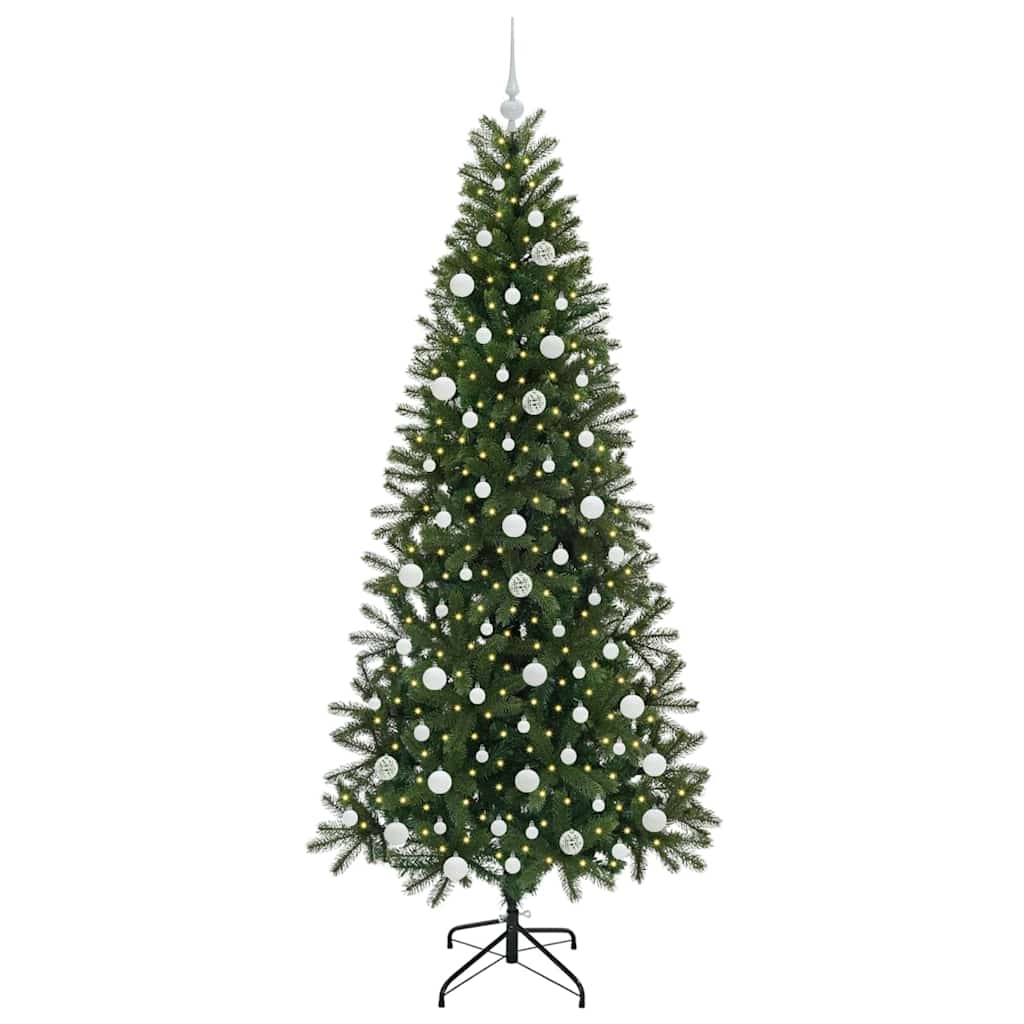 Albero di Natale artificiale Vidaxx con 300 LED con standard verde 210 cm PE e PVC
