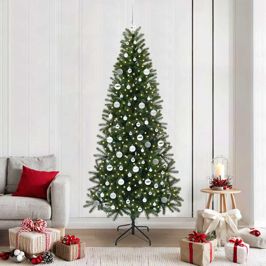Albero di Natale artificiale Vidaxx con 300 LED con standard verde 210 cm PE e PVC