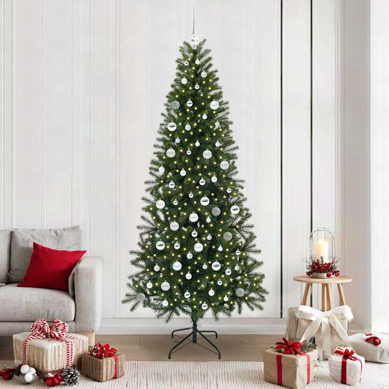 Albero di Natale artificiale Vidaxx con 300 LED con standard verde 210 cm PE e PVC