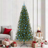 Albero di Natale artificiale Vidaxx con 300 LED con standard verde 210 cm PE e PVC