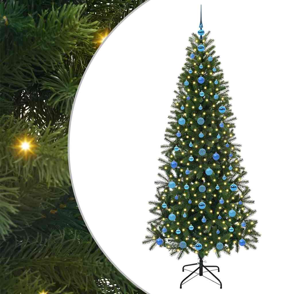 Albero di Natale artificiale Vidaxx con 300 LED con standard verde 210 cm PE e PVC