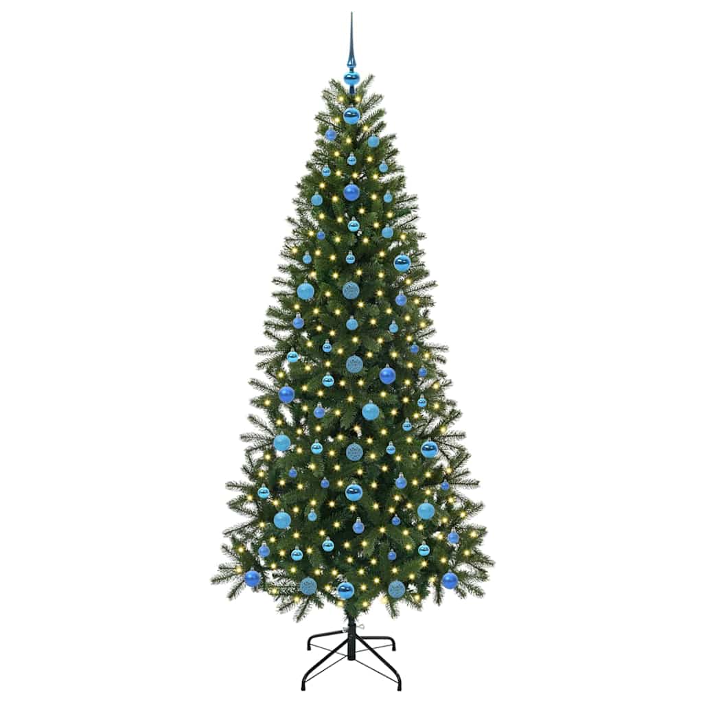 Albero di Natale artificiale Vidaxx con 300 LED con standard verde 210 cm PE e PVC