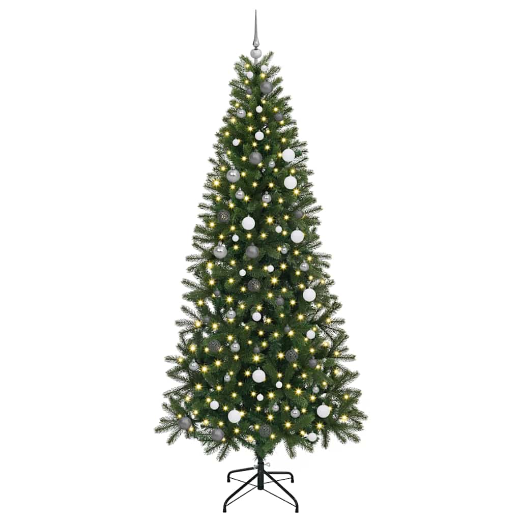 Albero di Natale artificiale Vidaxx con 300 LED con standard verde 240 cm PE e PVC