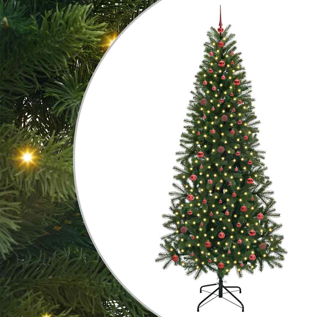 Árbol de Navidad artificial Vidaxx con 300 LED con estándar verde 240 cm PE y PVC