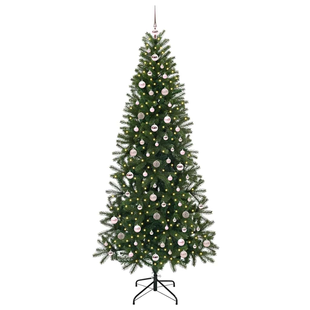 Albero di Natale artificiale Vidaxx con 300 LED con standard verde 240 cm PE e PVC