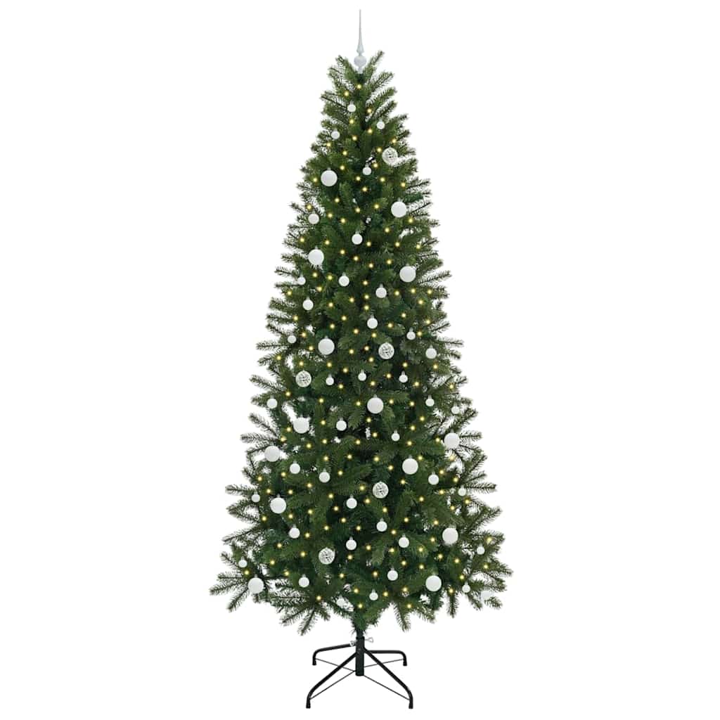 Albero di Natale artificiale Vidaxx con 300 LED con standard verde 240 cm PE e PVC