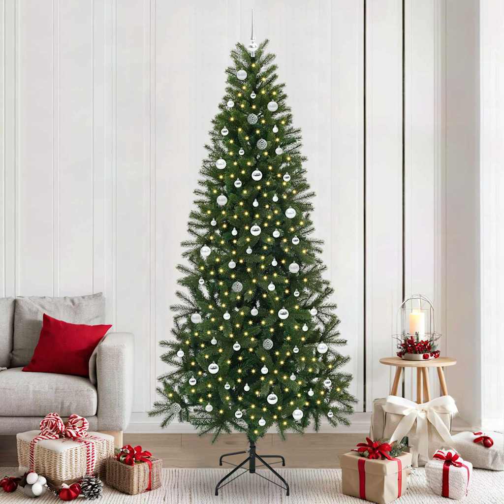 Albero di Natale artificiale Vidaxx con 300 LED con standard verde 240 cm PE e PVC