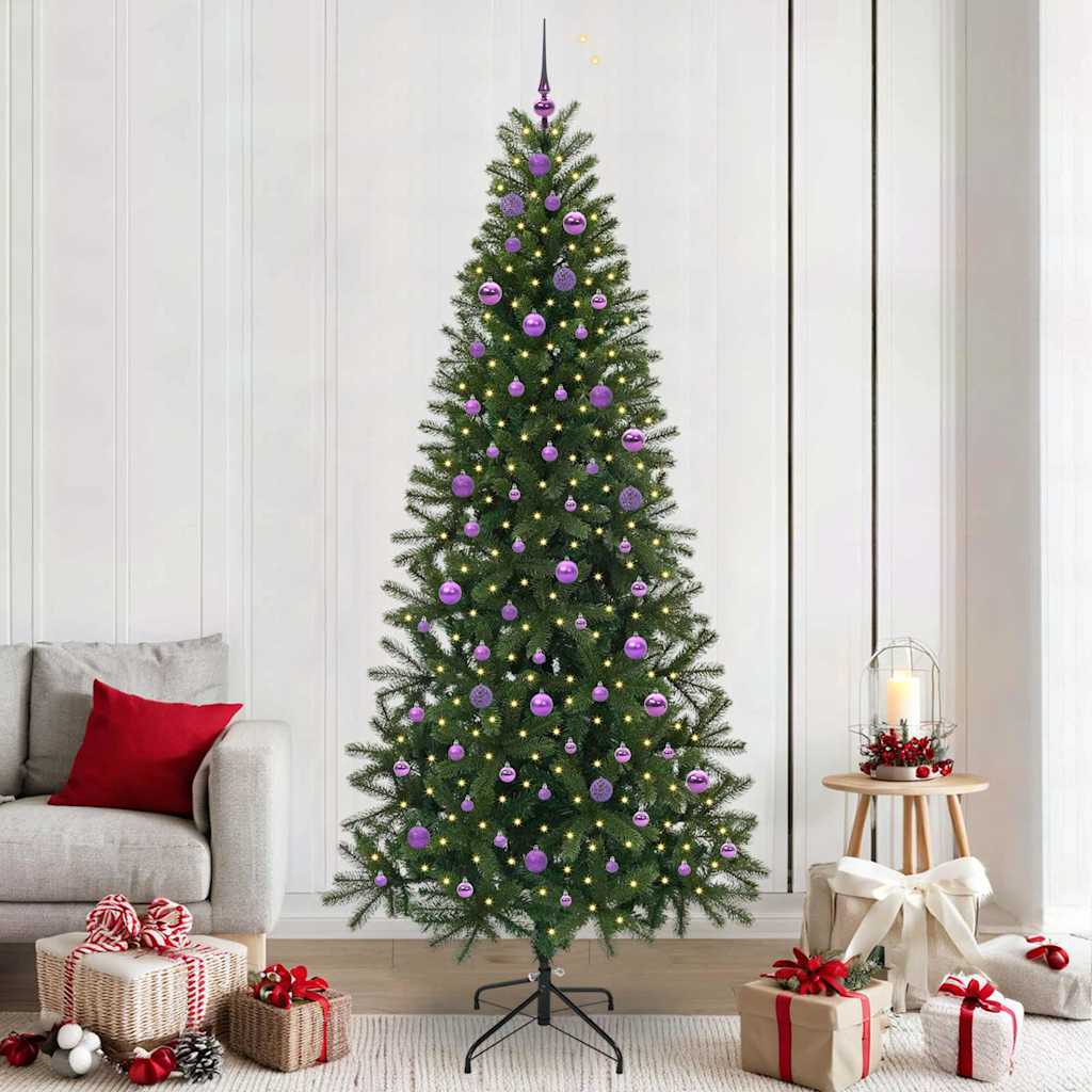 Albero di Natale artificiale Vidaxx con 300 LED con standard verde 240 cm PE e PVC
