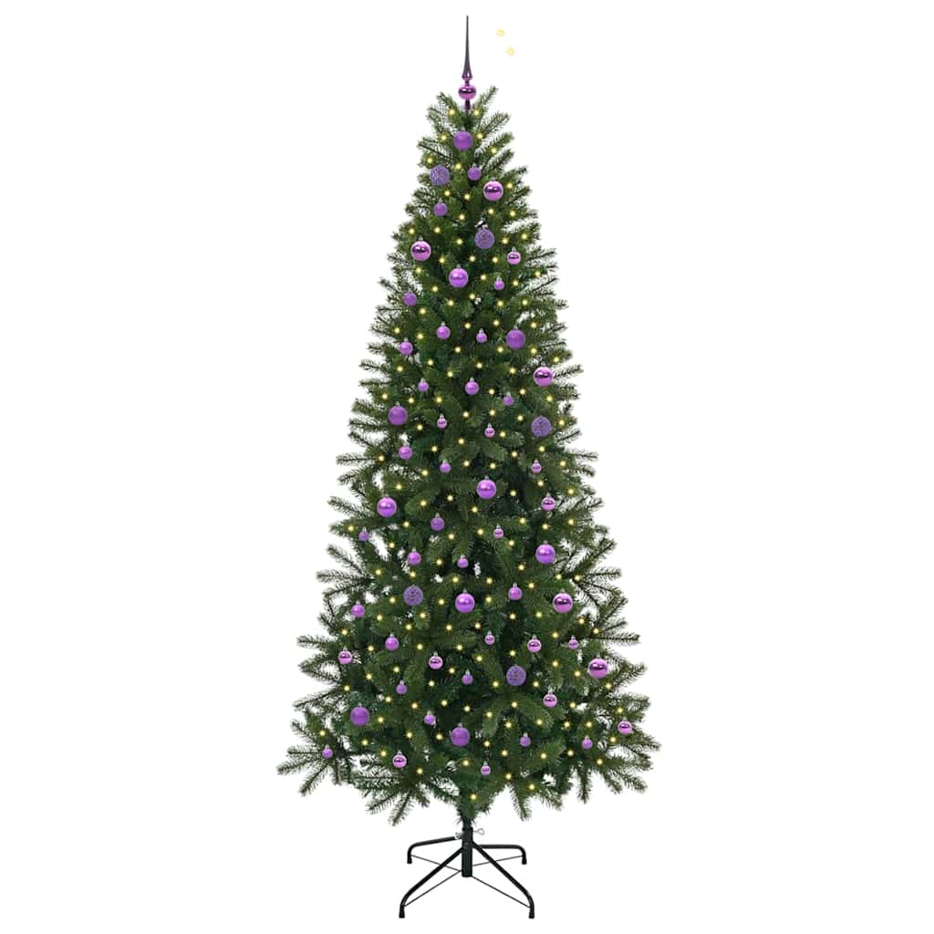 Albero di Natale artificiale Vidaxx con 300 LED con standard verde 240 cm PE e PVC