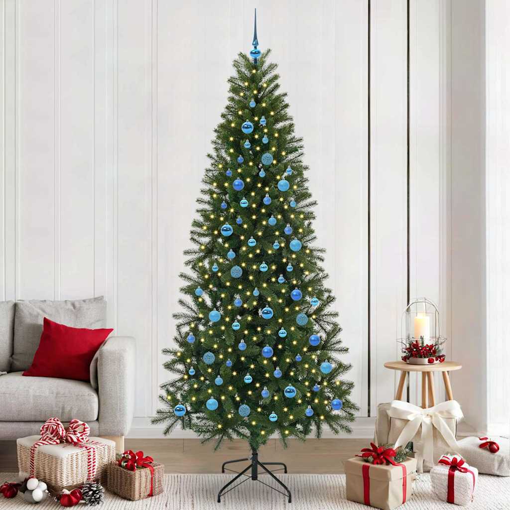 Albero di Natale artificiale Vidaxx con 300 LED con standard verde 240 cm PE e PVC