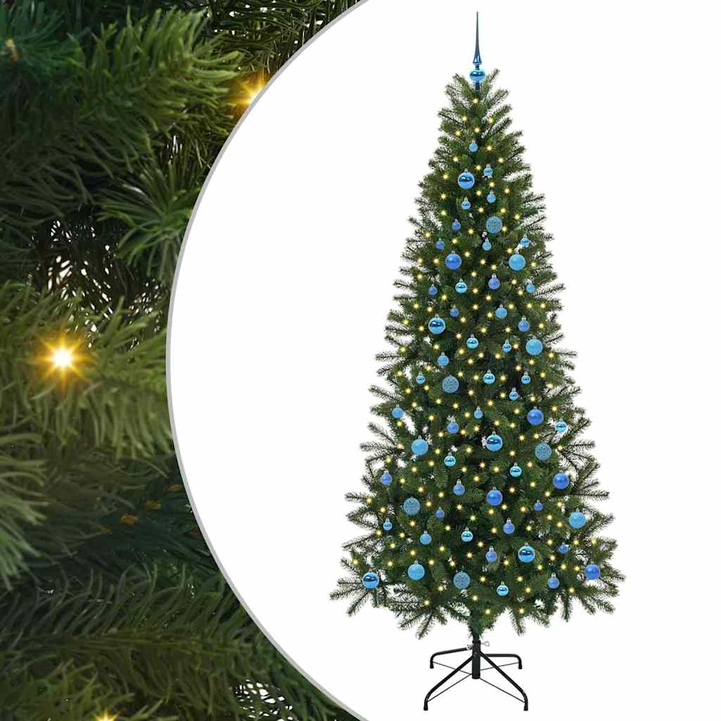 Albero di Natale artificiale Vidaxx con 300 LED con standard verde 240 cm PE e PVC