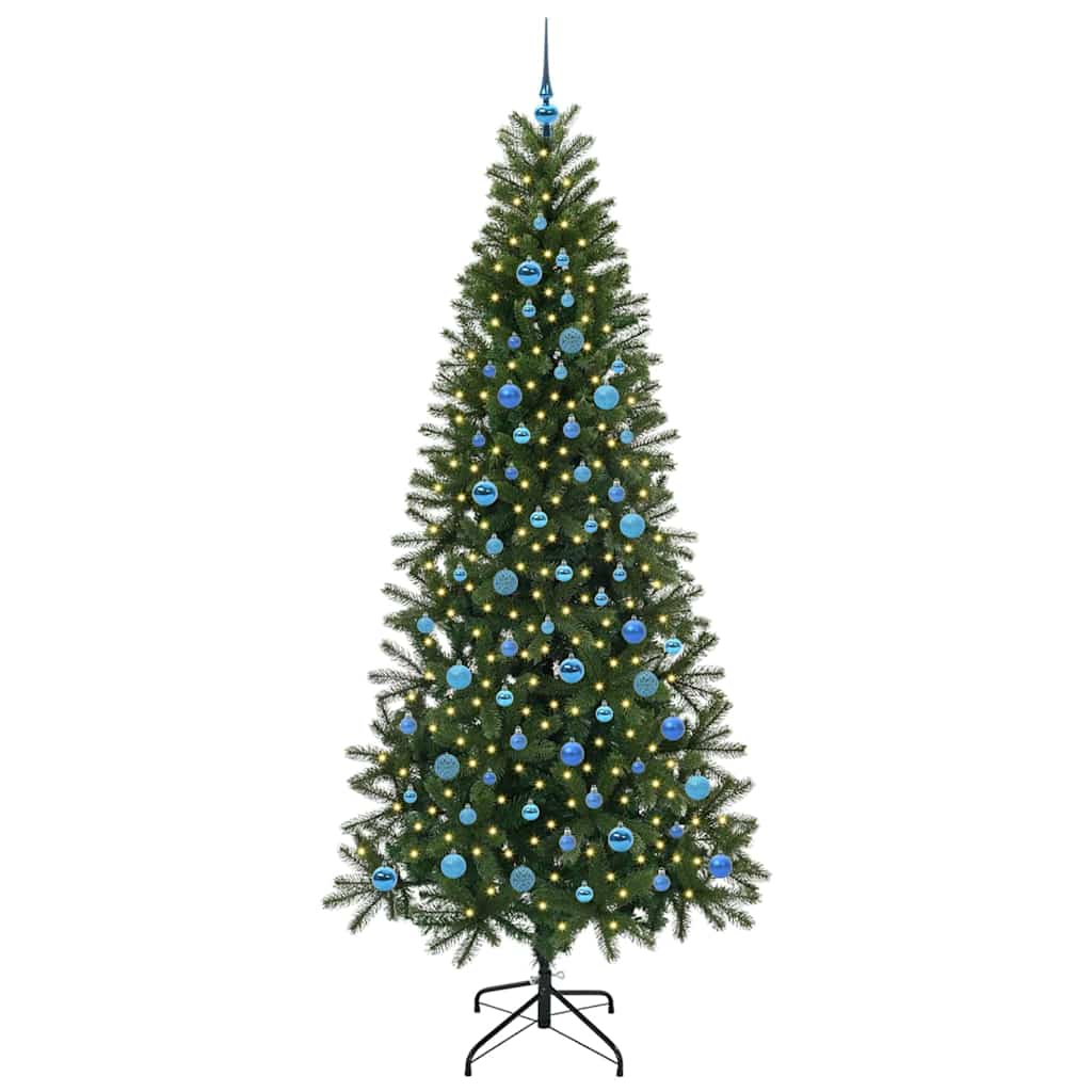 Albero di Natale artificiale Vidaxx con 300 LED con standard verde 240 cm PE e PVC