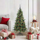 Vidaxx albero di Natale pieghevole artificiale verde 120 cm PE e PVC