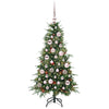 Vidaxx albero di Natale pieghevole artificiale verde 120 cm PE e PVC