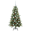 Vidaxl kunstmatige inklapbare kerstboom groen 120 cm pe en pvc