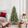 Vidaxl kunstmatige inklapbare kerstboom groen 120 cm pe en pvc
