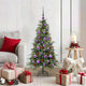 Vidaxx albero di Natale pieghevole artificiale verde 120 cm PE e PVC