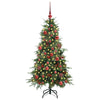 Vidaxl kunstmatige inklapbare kerstboom groen 150 cm pe en pvc