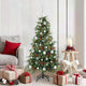 Vidaxx albero di Natale artificiale pieghevole verde 150 cm PE e PVC