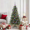 Vidaxx árbol de Navidad artificial plegable verde 150 cm PE y PVC